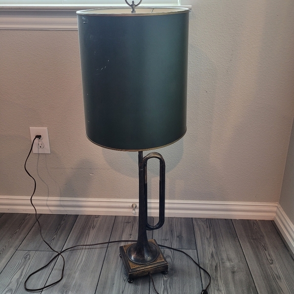 1960s Mid CENTURY Horn Trumpet Instrument Stylish Lamp Vintage Regent Tested - Picture 2 of 9